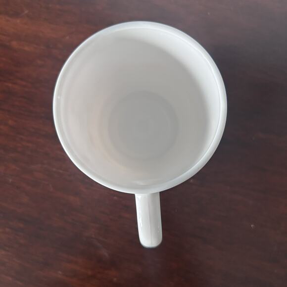 Vintage Milk Glass Country Goose Duck Coffee Mug Cup Arcopal France farmhouse - Picture 5 of 6